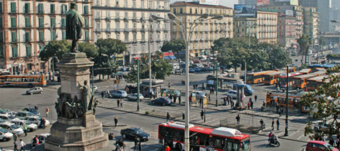 Piazza Garibaldi Napoli lavori