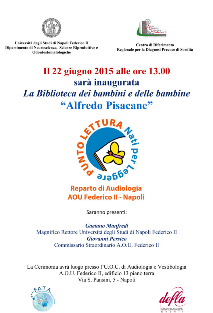 locandina_inaugurazione_Biblio_Alfredo_Pisacane